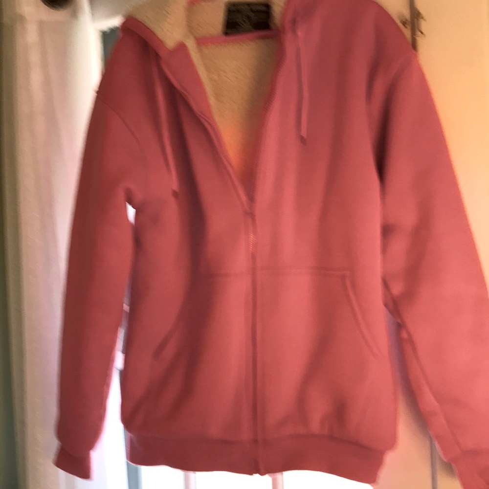 Woman’s jacket, size Large.Very soft, generous size pockets